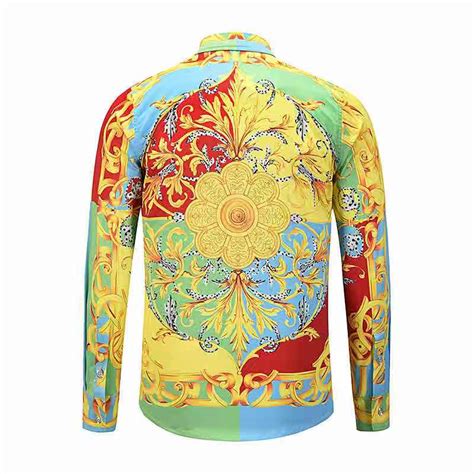 versace long sleeve shirt replica|versace long sleeve shirt men.